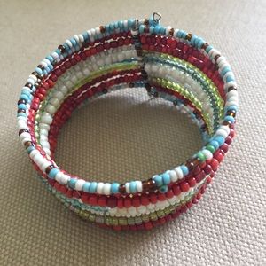 Expandable beaded bracelet (handmade in Bali)